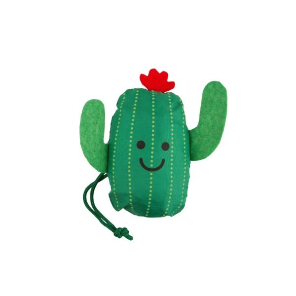 Skládací nákupní taška s kaktusem.