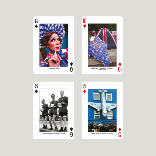 Hrací karty Svérázná Británie.