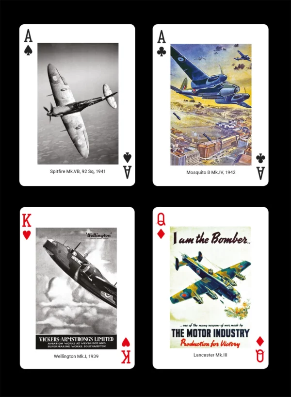 Pokerové hrací karty Britské královské letectvo.