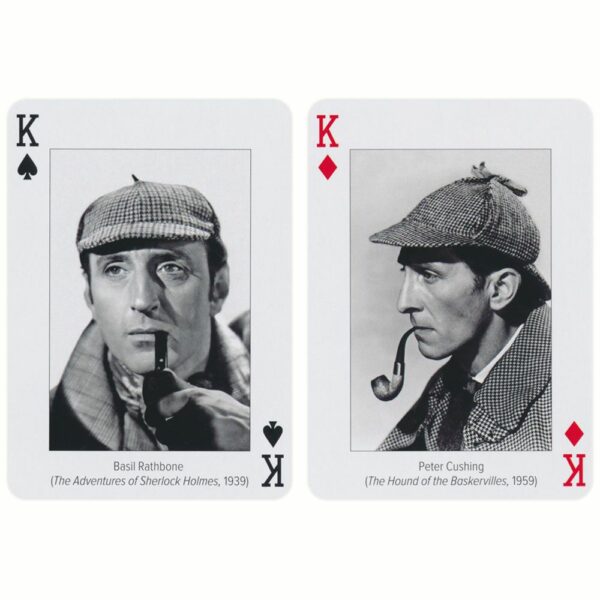 Hrací karty Sherlock Holmes.