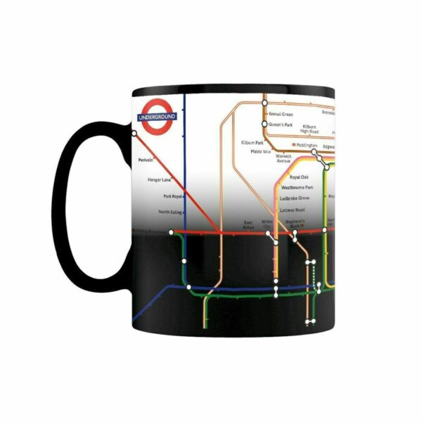 Hrneček měnící barvu Londýnské metro.