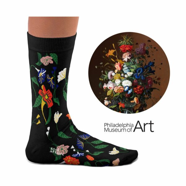 Květinové ponožky.