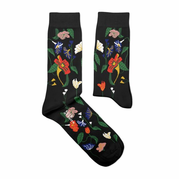 Květinové ponožky.